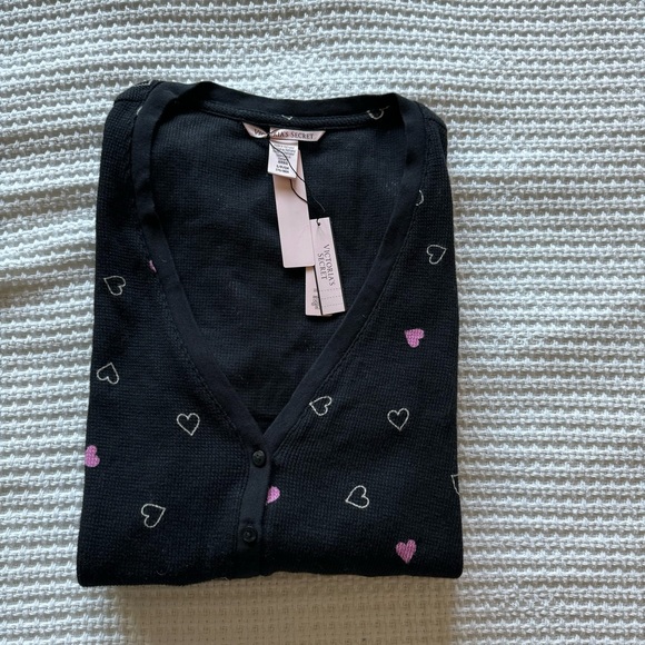 Victoria Secret heart pajamas. 97% cotton and 3% elastane. NWT - Picture 4 of 5
